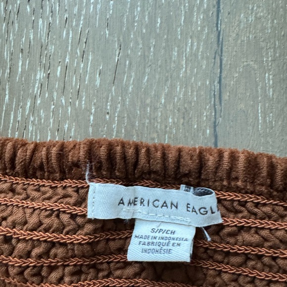 American eagle corduroy puff sleeve crop top - Picture 3 of 4